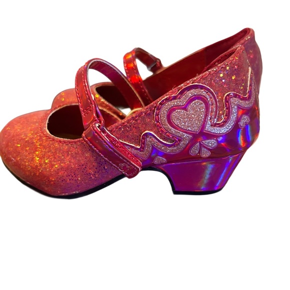 New Disney Glitter Kids Princess Dress Shoes - Picture 4 of 6